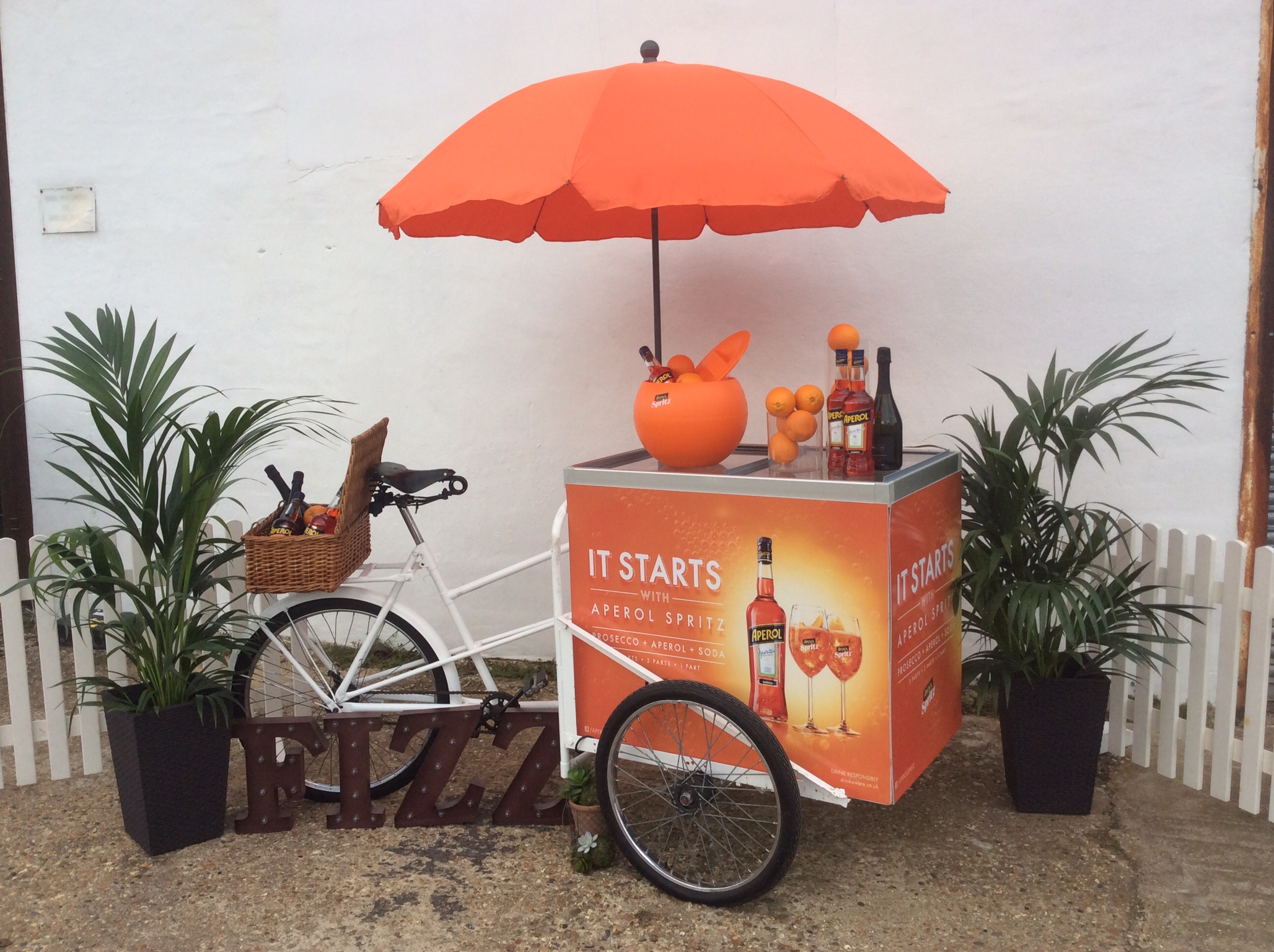Aperol Spritz Tricycle Mobile Food and Drink Carts