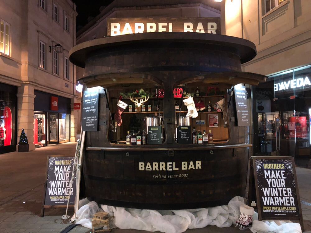 Barrel Bar Mobile Food and Drink Carts, Tricycles & Kiosk
